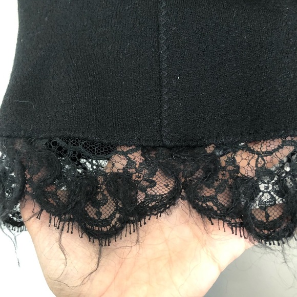 Amuleti vintage lace trim wool Blouse - Picture 13 of 16